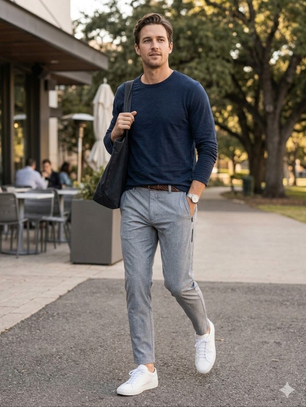 Vuori Men's Chinos in Light Gray